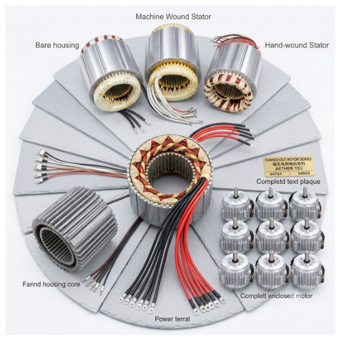 Electric motor being rewound
