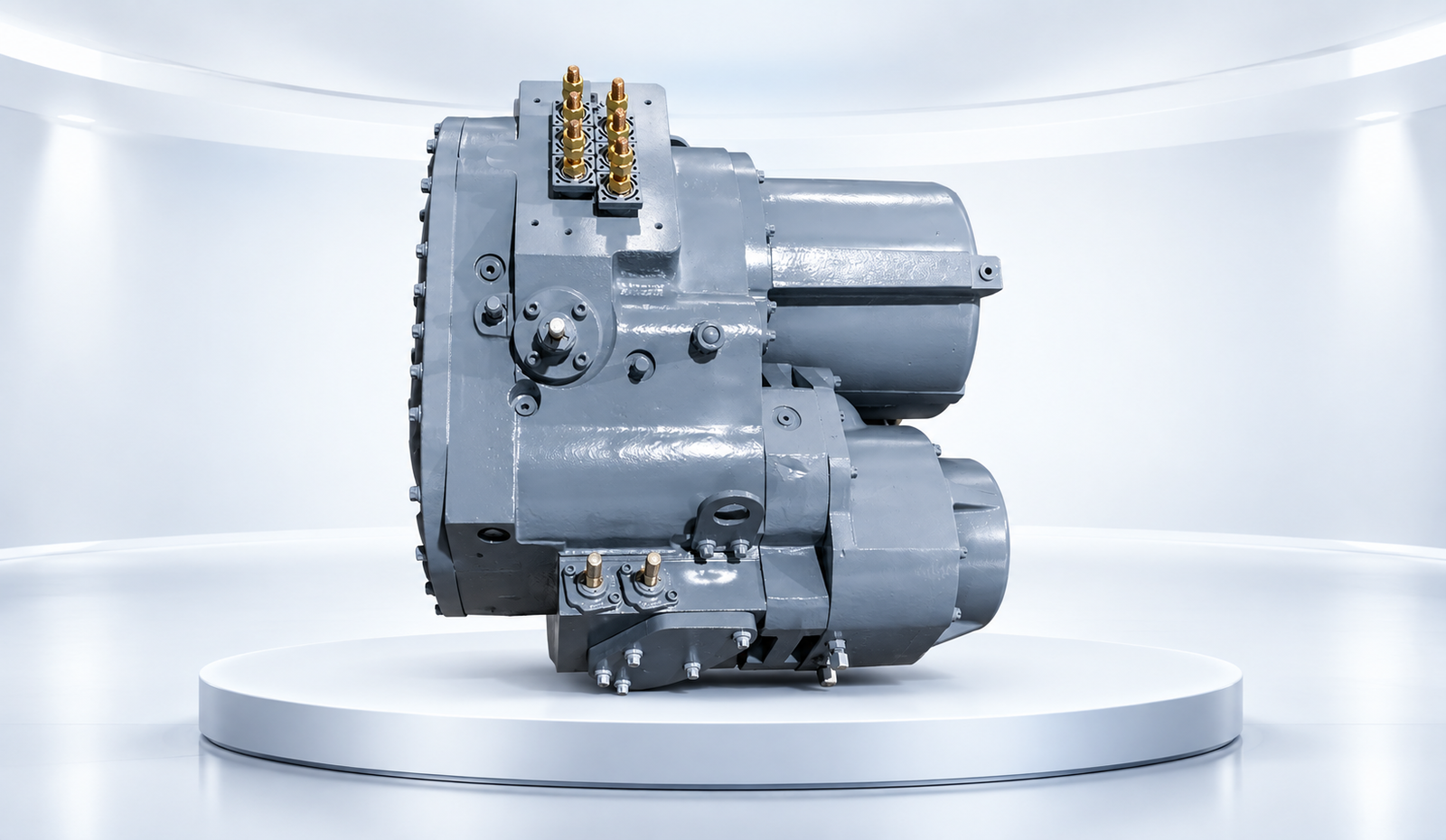 Industrial compressor and pressure components